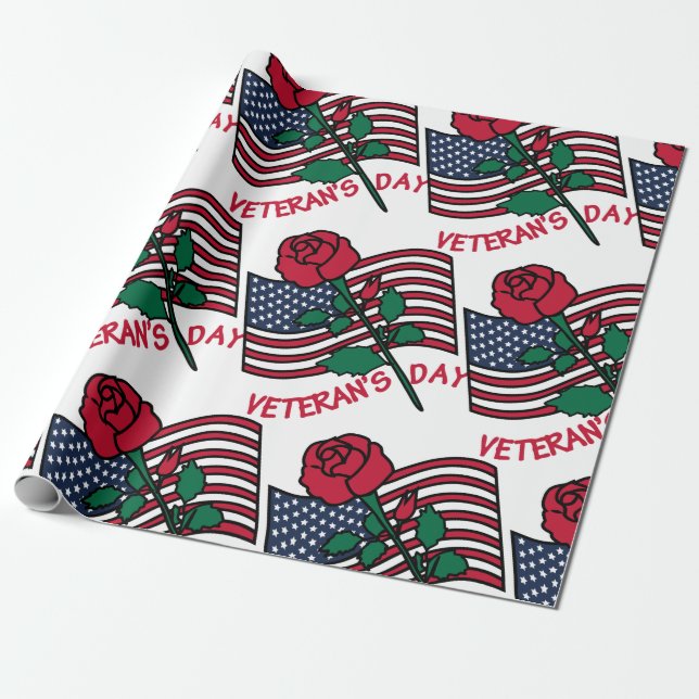 Papier Cadeau Jour des anciens combattants (Déroulé)