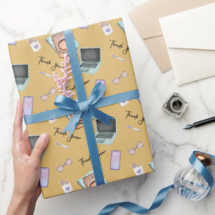 Papier Cadeau Journée élégante de reconnaissance des professionn