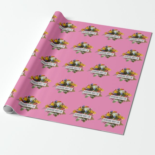PAPIER CADEAU JOURNÉE INTERNATIONALE DES FEMMES 8 MARS (Déroulé)