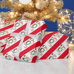 Papier Cadeau Joy Christmas Wrapping Papier