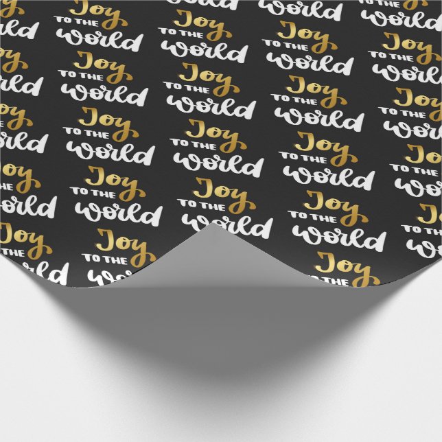 Papier Cadeau Joy to the world (Coin)