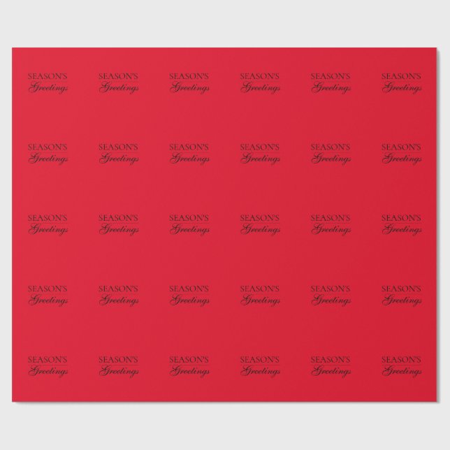 Papier Cadeau Joyeuse année nouvelle Joyeux Noël Période des fêt (Plat)