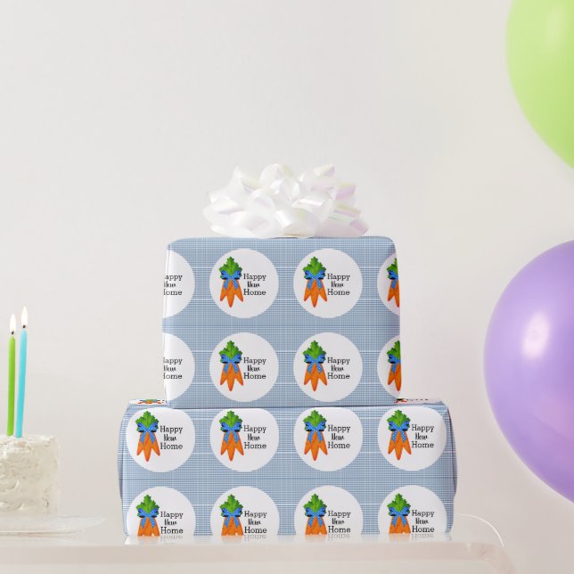 Papier Cadeau Joyeuse Nouvelle Maison Chauffe-Maison  (Cadeaux de fête)