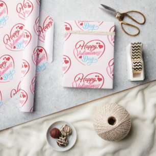 Papier Cadeau Joyeuse Saint-Valentin