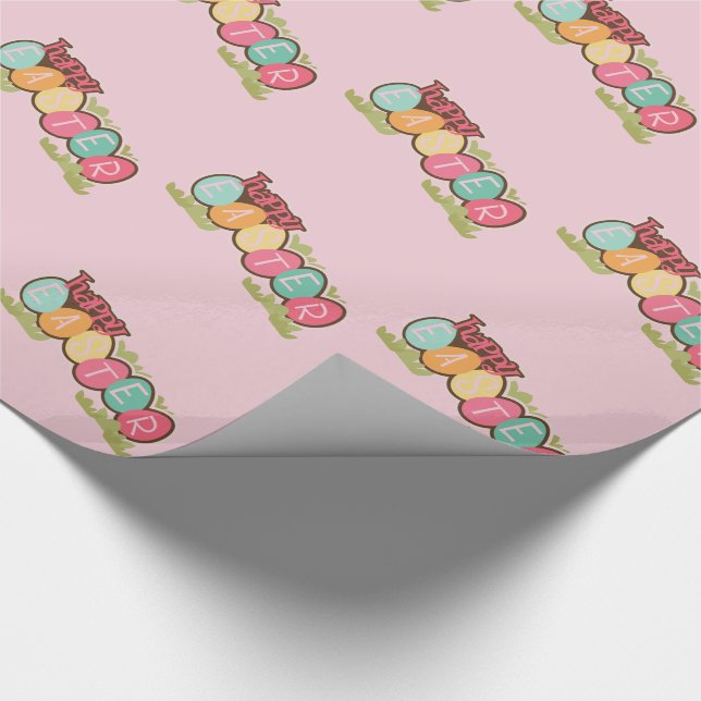 Papier Cadeau Joyeuses Pâques (Coin)