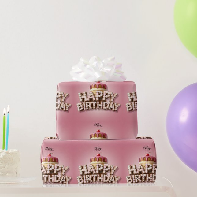 Papier Cadeau Joyeux anniversaire (Cadeaux de fête)