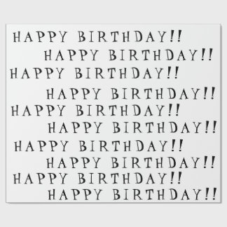 Papier Cadeau Joyeux anniversaire