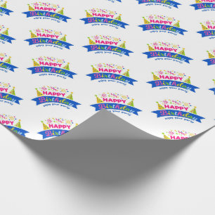 Papier Cadeau Joyeux anniversaire