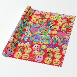 Papier Cadeau Joyeux anniversaire
