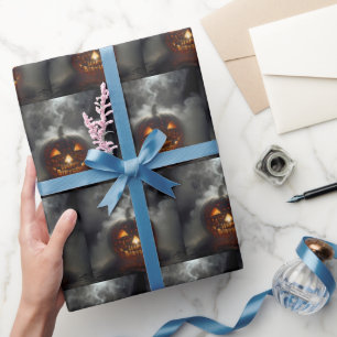 Papier Cadeau Joyeux Anniversaire Citrouille