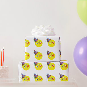 Papier Cadeau Joyeux anniversaire Emoji