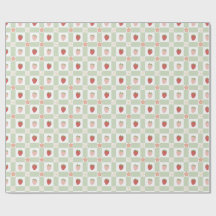 Joyeux Anniversaire Fraise Gingham