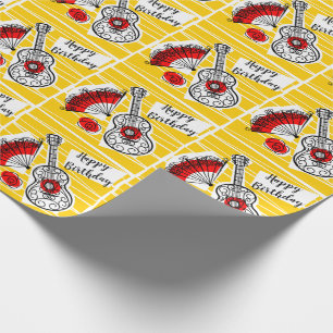 Papier cadeau Joyeux Anniversaire Souvenirs Espagn