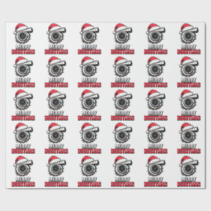 Papier Cadeau Joyeux Boostmas Boost amateur Santa Turbo Noël