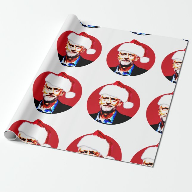 Papier Cadeau Joyeux Corbyn - s'enveloppant (Déroulé)