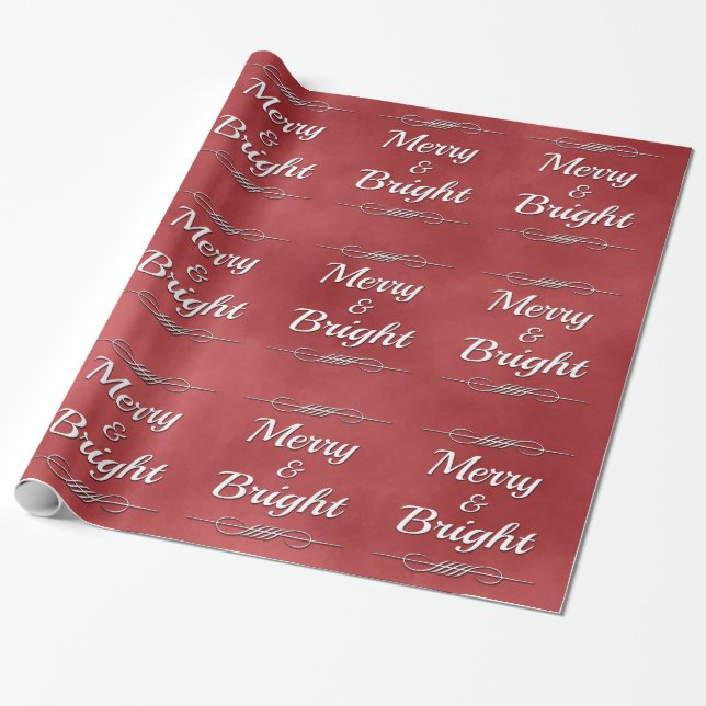 Papier Cadeau Joyeux et lumineux (Déroulé)
