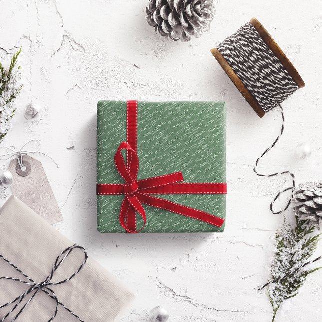 Papier Cadeau Joyeux et lumineux personnalisé (Créateur téléchargé)