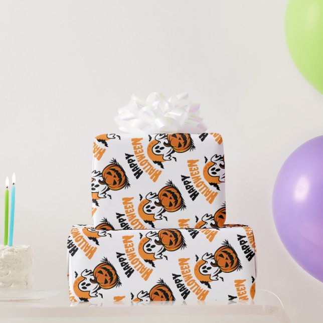 Papier Cadeau Joyeux Halloween (Cadeaux de fête)