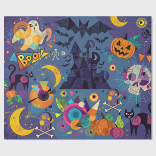 Papier Cadeau Joyeux Halloween
