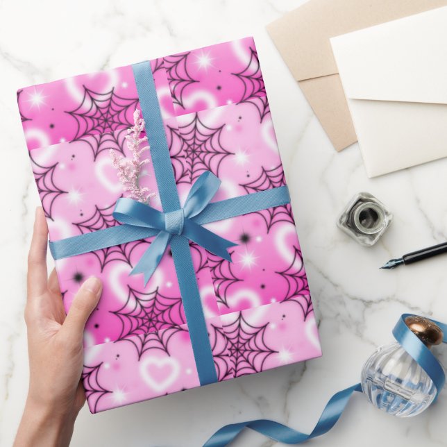 Papier Cadeau Joyeux Halloween mignon et effrayant  (Cadeaux)