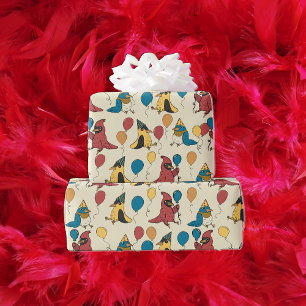 Papier Cadeau Joyeux Jour des Oiseaux Cartoon Oiseaux à thème An