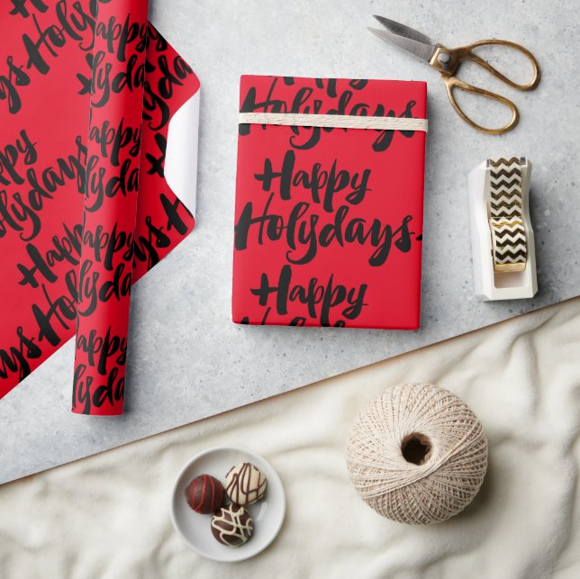 Papier Cadeau Joyeux Joyeux Joyeux Noël (Artisanat)