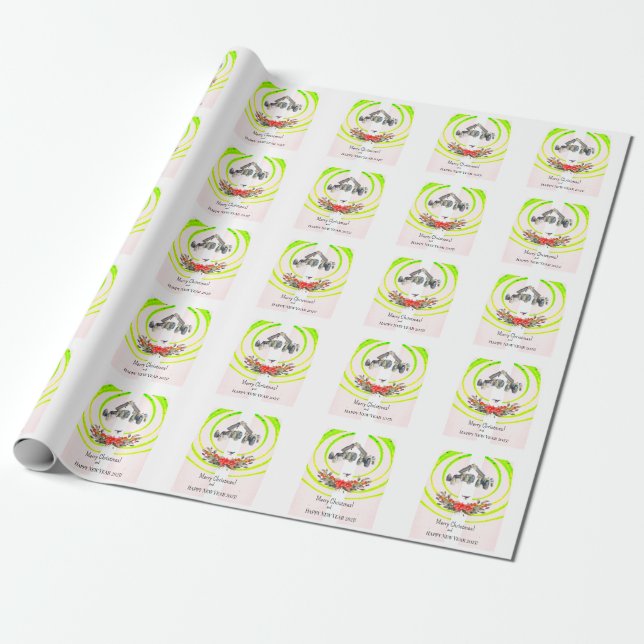 Papier Cadeau Joyeux Noël ! (Déroulé)