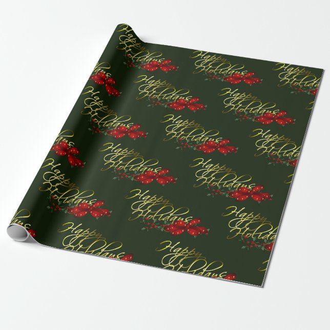 Papier Cadeau Joyeux Noël (Déroulé)