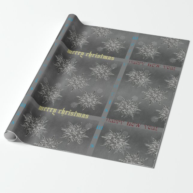 Papier Cadeau joyeux noël (Déroulé)