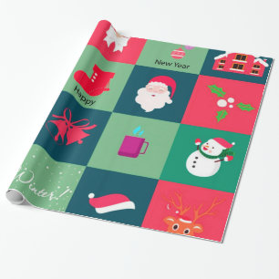 Papier Cadeau Joyeux Noël