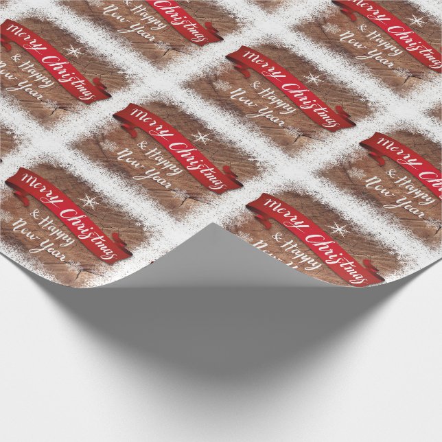 Papier Cadeau Joyeux Noël (Coin)