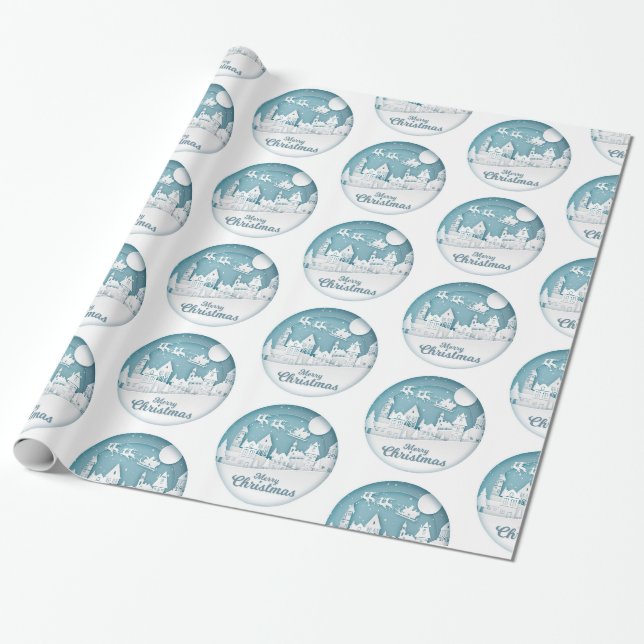 Papier Cadeau Joyeux Noël (Déroulé)