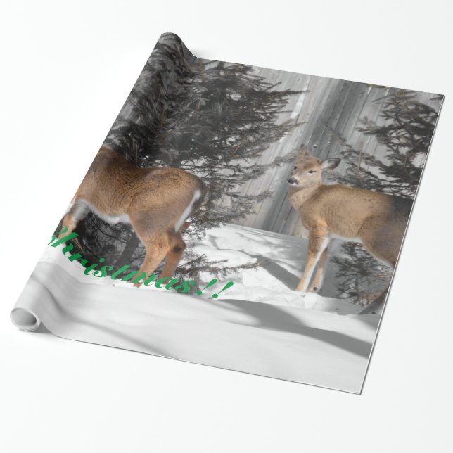 Papier Cadeau Joyeux Noël (Déroulé)