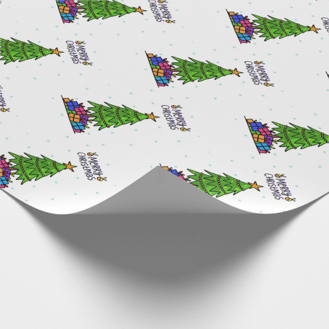 Papier Cadeau Joyeux Noël (Coin)