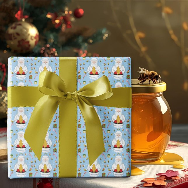 Papier Cadeau Joyeux Noël à un apiculteur incroyable (Créateur téléchargé)