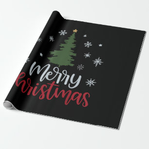 Papier Cadeau Joyeux Noël Arbre Chemises De Noël Pour Femmes Et