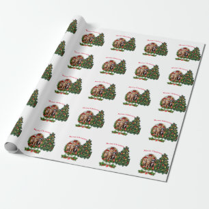 Papier Cadeau Joyeux Noël aux chats