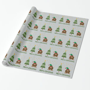 Papier Cadeau Joyeux Noël Bigfoot