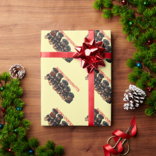 Papier Cadeau Joyeux Noël Chrismutts Fête de Chiots Festifs