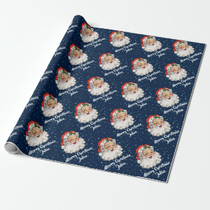 Papier Cadeau Joyeux Noël Fête du Père Noël