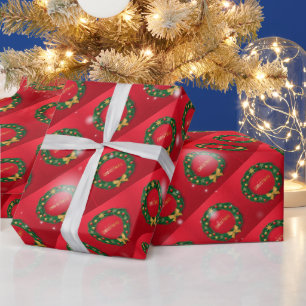 Papier Cadeau Joyeux Noël Holiday Meilleur cadeau populaire