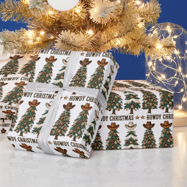 Papier Cadeau Joyeux Noël Howdy (Vacances)
