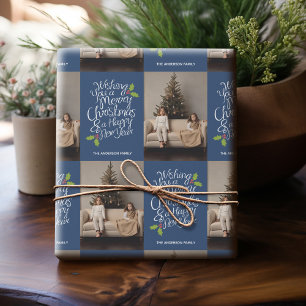 Papier Cadeau Joyeux Noël Joyeux Nouvel An - 1 Photo Whimsical