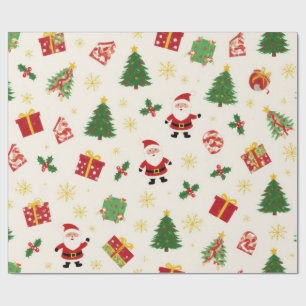Papier Cadeau Joyeux Noël magnifique