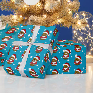 Papier Cadeau Joyeux Noël Patate