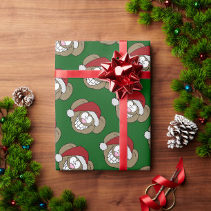 Papier Cadeau Joyeux Noël Santa Souris Screwball Graphics