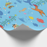 Papier Cadeau Joyeux Noël Shark<br><div class="desc">Joyeux Noël Shark</div>