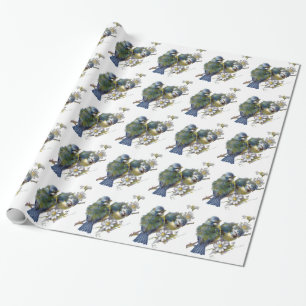 Papier Cadeau Joyeux oiseaux Vintages