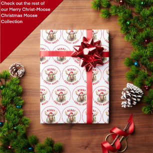 Papier Cadeau Joyeux orignal de Noël