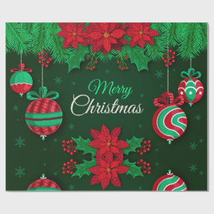 Papier Cadeau Joyeux papier d'enveloppement de Noël